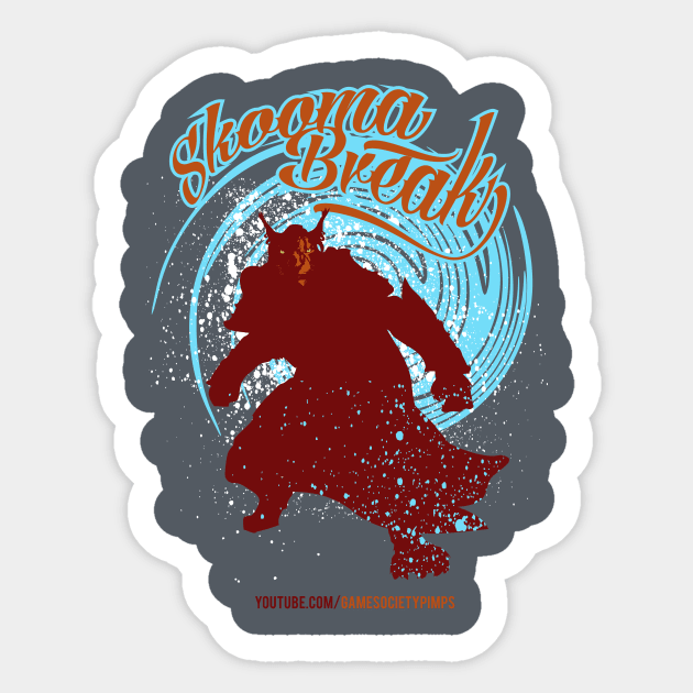 Skooma Break! Sticker by Game Society Pimps